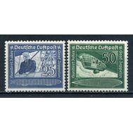  1938. Германия. Рейх. 669-670. День рождения Графа Цеппелина. 2 марки, фото 1 