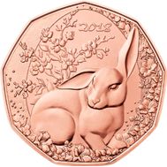  5 евро 2018 «Пасхальный кролик» Австрия, фото 1 