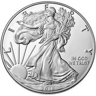 1 доллар 2018 «Шагающая свобода» США UNC, фото 1 