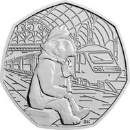  50 пенсов 2018 «Медвежонок Паддингтон на вокзале» Великобритания, фото 1 