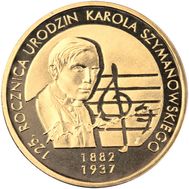  2 злотых 2007 «125-летие со дня рождения Кароля Шимановского (1882-1937)» Польша, фото 1 