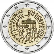  2 евро 2015 «25 лет объединению Германии» Германия, фото 1 