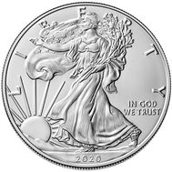  1 доллар 2020 «Шагающая свобода» США UNC, фото 1 
