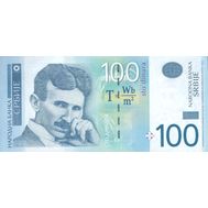  100 динаров 2013 «Никола Тесла» Сербия Пресс, фото 1 