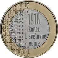  3 евро 2018 «100 лет окончания Первой мировой войны» Словения, фото 1 