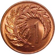  1 цент 1971 Новая Зеландия, фото 1 