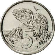  5 центов 1996 Новая Зеландия, фото 1 