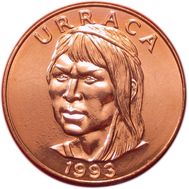  1 сентесимо 1993 Панама, фото 1 