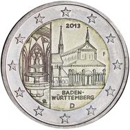  2 евро 2013 «Баден-Вюртемберг» Германия, фото 1 