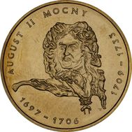  2 злотых 2002 «Август II Сильный» Польша, фото 1 