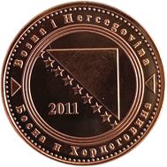  10 фенингов 2011 Босния и Герцеговина, фото 1 