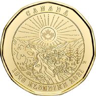  1 доллар 2021 «Золотая лихорадка» на Клондайке» Канада, фото 1 