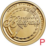  1 доллар 2022 «Блюграсс. Кентукки» США P (Американские инновации), фото 1 