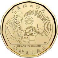  1 доллар 2022 «Пианист Оскар Петерсон» Канада, фото 1 