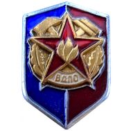  Значок «ВДПО — Всероссийское добровольное пожарное общество» СССР, фото 1 