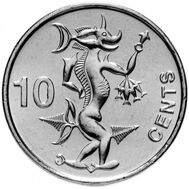  10 центов 2012 Соломоновы острова, фото 1 