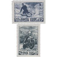  1948. СССР. 1154-1155. Спорт. 2 марки, фото 1 