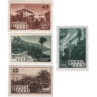  1946. СССР. 957-960. Курорты Кавказа. 4 марки, фото 1 