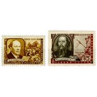  1958. СССР. 2027-2028. Писатели нашей Родины. 2 марки, фото 1 