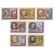  1959. СССР. 2200-2206. Писатели нашей Родины. 7 марок, фото 1 