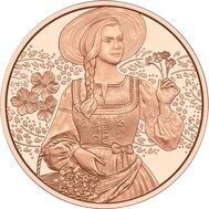  10 евро 2025 «Традиция и мода. Дирндль — Лён» Австрия, фото 1 