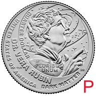  25 центов 2025 «Вера Рубин» (Выдающиеся женщины США) P, фото 1 