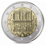  2 евро 2025 «Собор Парижской Богоматери» Франция, фото 1 