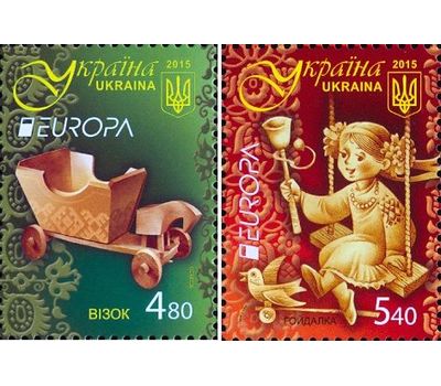  Почтовая марка «Европа. Детские игрушки» Украина, 2015, фото 1 