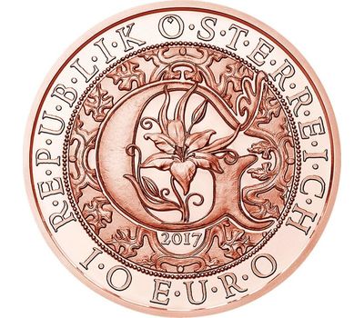  Монета 10 евро 2017 «Ангел-хранитель Гавриил» Австрия, фото 2 