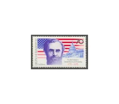  Почтовая марка «Флаг США» ФРГ, 1976, фото 1 