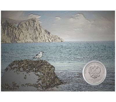  Монета 25 рублей «Крымский мост» в планшете, фото 2 