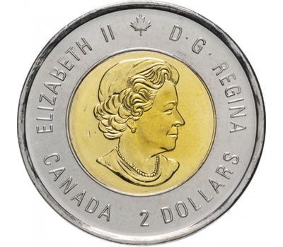 Монета 2 доллара 2018 «100 лет со дня окончания Первой Мировой войны» Канада (цветная), фото 2 