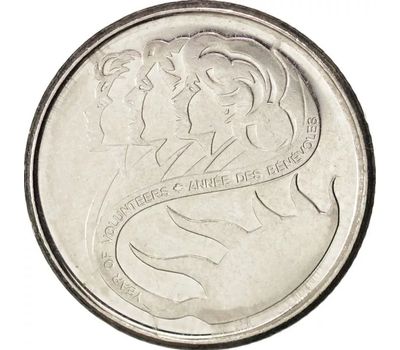  Монета 10 центов 2001 «Волонтёры» Канада, фото 1 