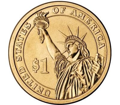  Монета 1 доллар 2013 «26-й президент Теодор Рузвельт» США (случайный монетный двор), фото 2 