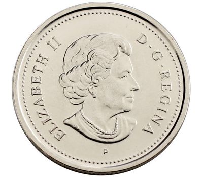  Монета 25 центов 2005 «Год ветеранов» Канада, фото 2 