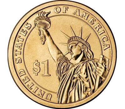  Монета 1 доллар 2011 «18-й президент Улисс С. Грант» США (случайный монетный двор), фото 2 