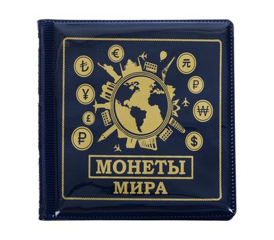  Альбом для монет «Монеты Мира: Достопримечательности» (синий) мини, фото 1 