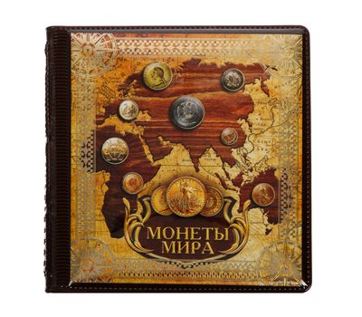  Альбом для монет со вставкой «Монеты мира: Карта» мини, фото 1 