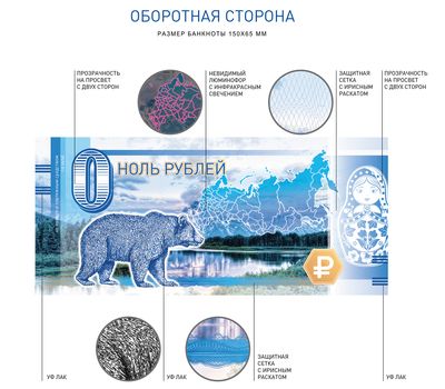  Сувенирная банкнота 0 рублей «Тюмень», фото 3 