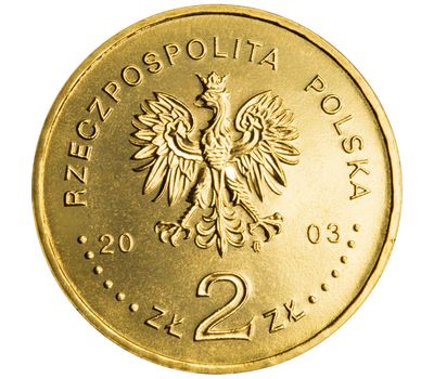  Монета 2 злотых 2003 «Поливальный понедельник» Польша, фото 2 