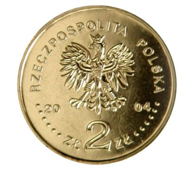  Монета 2 злотых 2004 «15-летие Сената III Республики» Польша, фото 2 
