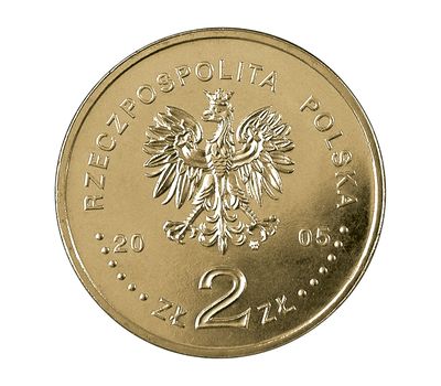  Монета 2 злотых 2005 «Миколай Рей — 500-летие со дня рождения» Польша, фото 2 