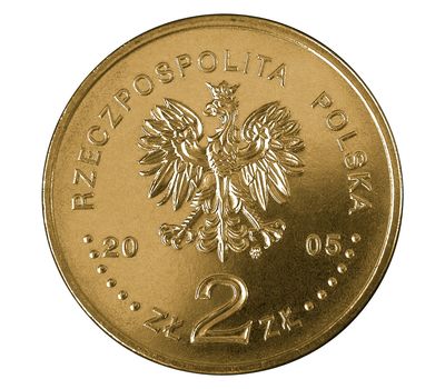  Монета 2 злотых 2005 «Всемирная выставка Экспо 2005 Япония» Польша, фото 2 