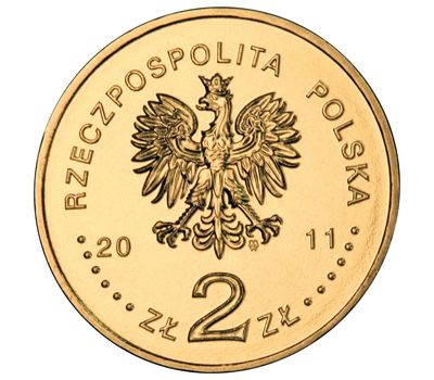  Монета 2 злотых 2011 «Млава» Польша, фото 2 
