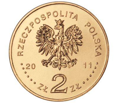  Монета 2 злотых 2011 «Краков» Польша, фото 2 
