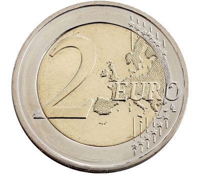  Монета 2 евро 2009 «200 лет с рождения Луи Брайля» Бельгия, фото 2 