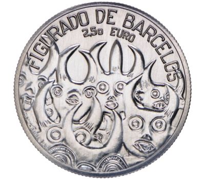  Монета 2,5 евро 2016 «Керамика Барселуш» Португалия, фото 1 