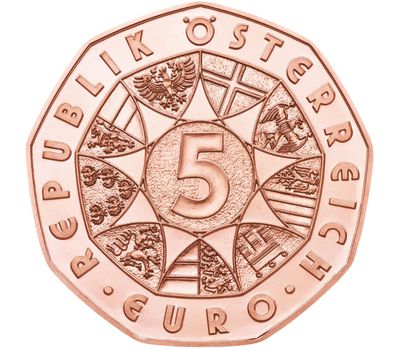  Монета 5 евро 2018 «Сила льва» Австрия, фото 2 