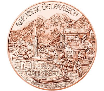  Монета 10 евро 2016 «Федеральные земли Австрии: Верхняя Австрия», фото 2 