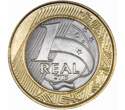  Монета 1 реал 2015 «Олимпиада в Рио-де-Жанейро. Волейбол» Бразилия, фото 2 
